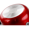 Better Chef 6-Quart Metallic Red Aluminum Dutch Oven with Glass Lid