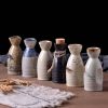Ceramic Japanese Sake Pot Porcelain Sake Bottle Traditional Liquor Wine Jug #37