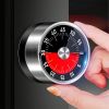 1pc Kitchen Timer; Analog Timer; Energy Saving And Environmental Protection Mechanical Kitchen Timer Cooking Learning Sleep Clock Round Reminder Stude