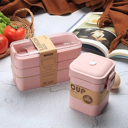 Separate Microwave Oven Light Lunch Box
