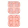 1pc Penguin Model Ice Maker Mold Whiskey Frozen Penguin Ice Cubes Spherical Ice Grid Ice Mold Food Grade Ice Storage Box