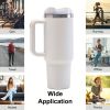 40oz V2 large capacity tumbler,  With Handle And Straw Lid